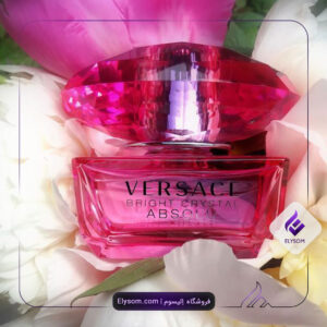 شیشه زیبا و خاص ادکلن Versace Bright Crystal Absolu ورساچه برایت کریستال ابسولو